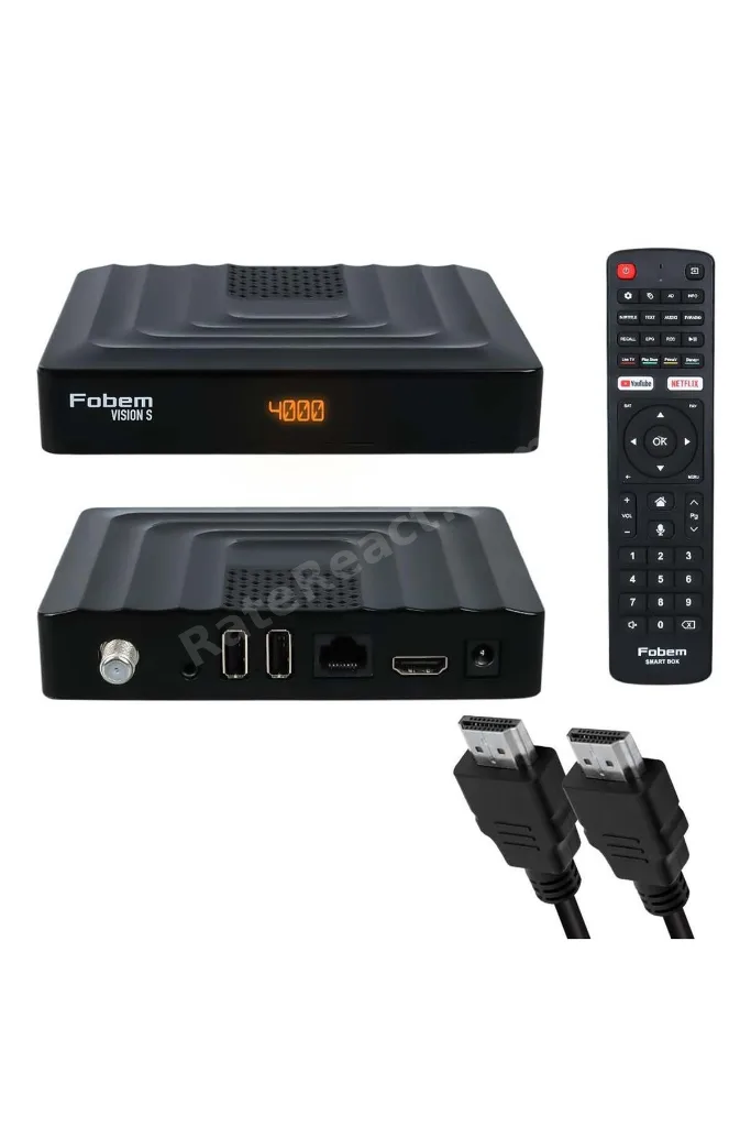 Vision S Hibrit Ses Komutlu Uydu Alıcılı Android 14 TV Box 4GB Ram 32GB Hafıza 1.5Ghz (Tunerli