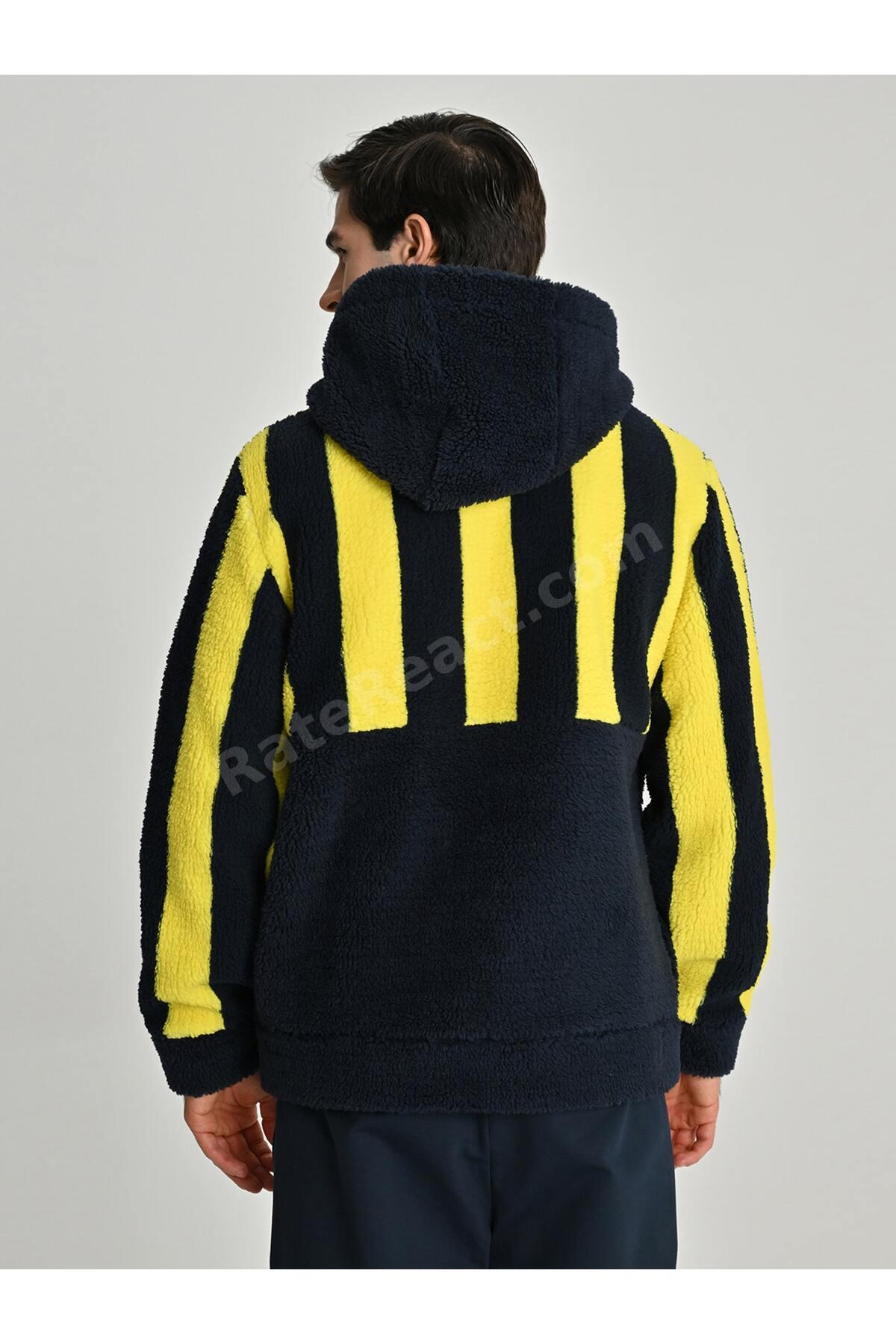 ERKEK TRIBUN ÇUBUKLU PELUŞ SWEAT