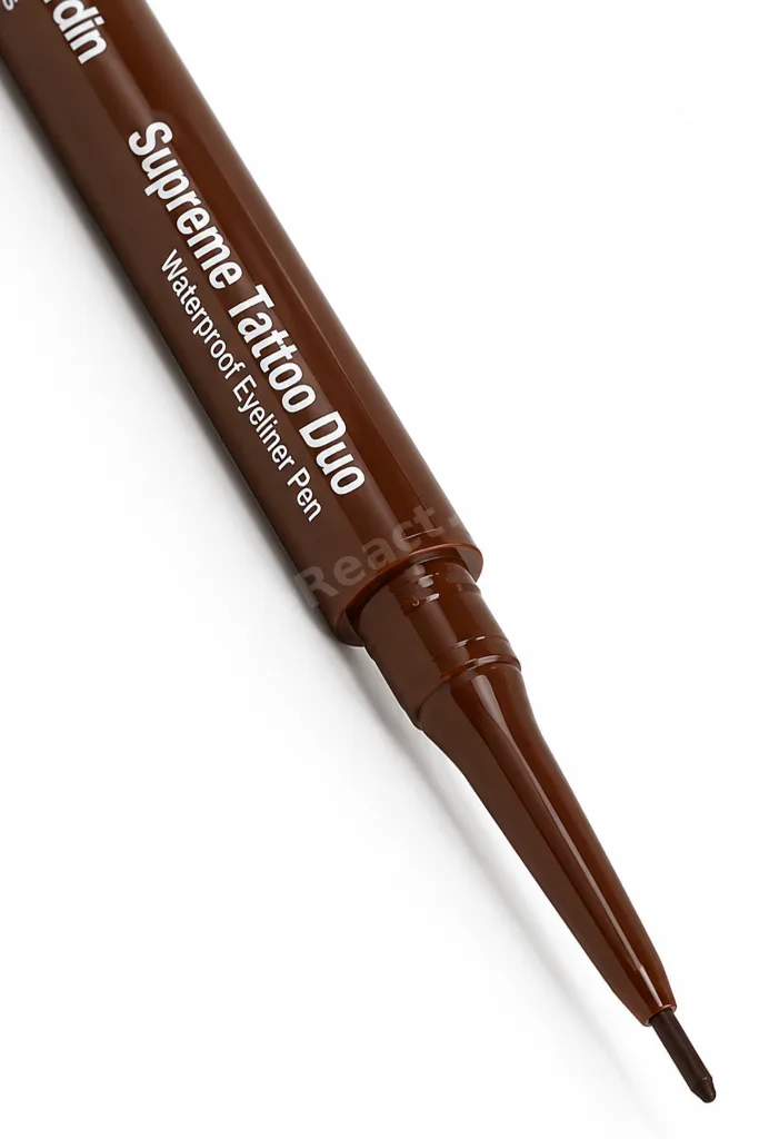 Supreme Tattoo Duo Waterproof Eyeliner Pen – Brown-01