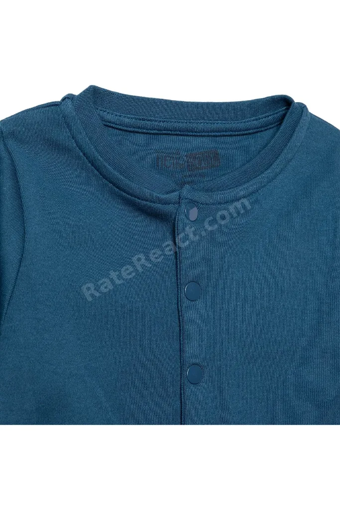 HelloBaby Erkek Bebek Basic Hırka Çıtçıtlı Bisiklet Yaka Uzun Kol