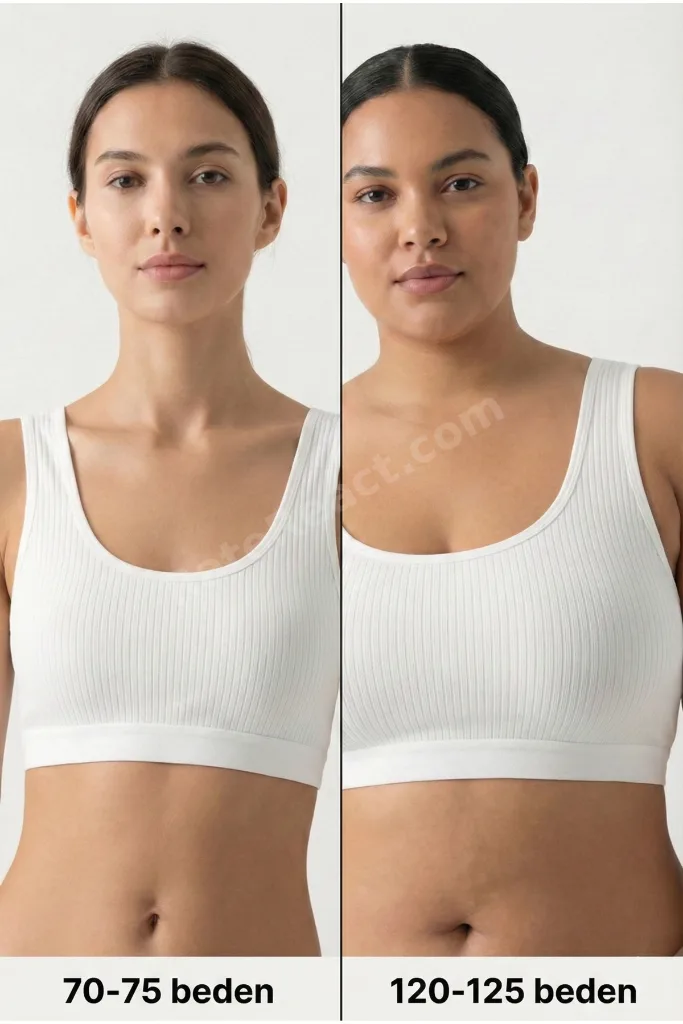 3'lü Paket Fitilli Örme Büstiyer Kalın Askılı Çıkarılabilir Pedli Toparlayıcı Crop Atlet