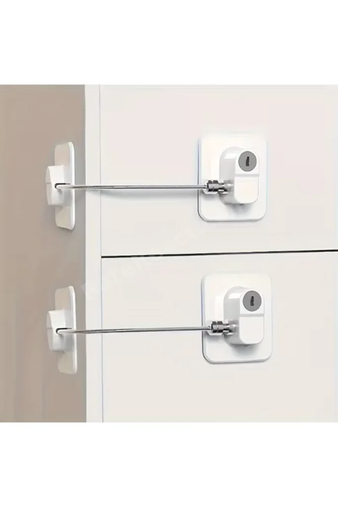 Beyaz Plaka Halatlı Emniyet Kilidi