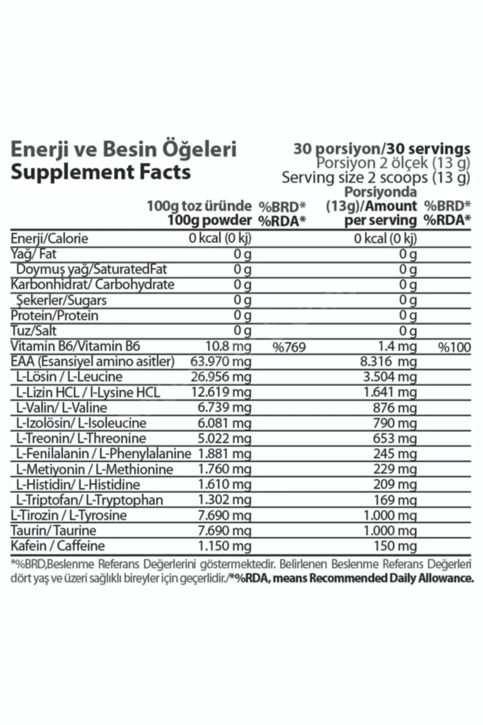 Amino9 Eaa Nrgy Yeşil Elma Limonlu