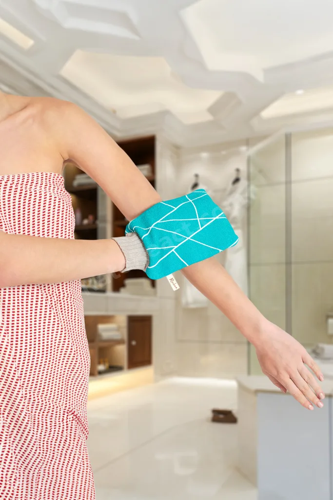 Mikrofiber Banyo Kesesi (3 ADET) Derinlemesine Cilt Bakımı Nazik Peeling Ve Etkili Arındırma
