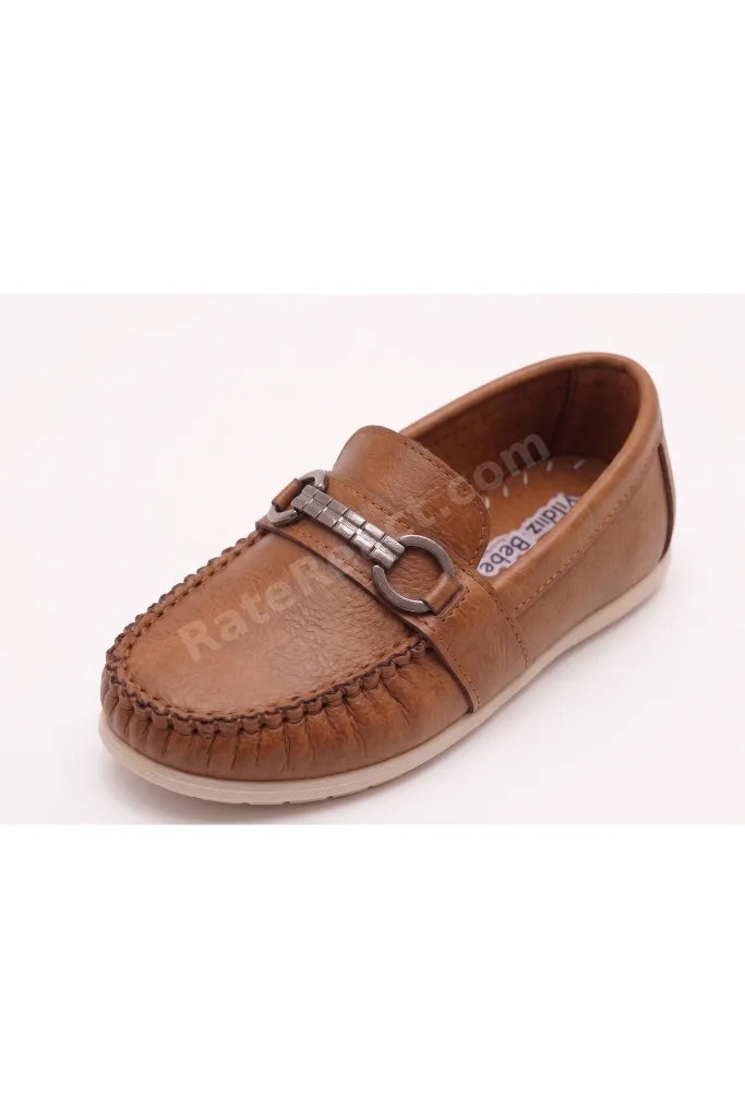Erkek Çocuk Günlük Rock Tokalı Loafer - Makosen Konforlu Ayakkabı - ROCK02