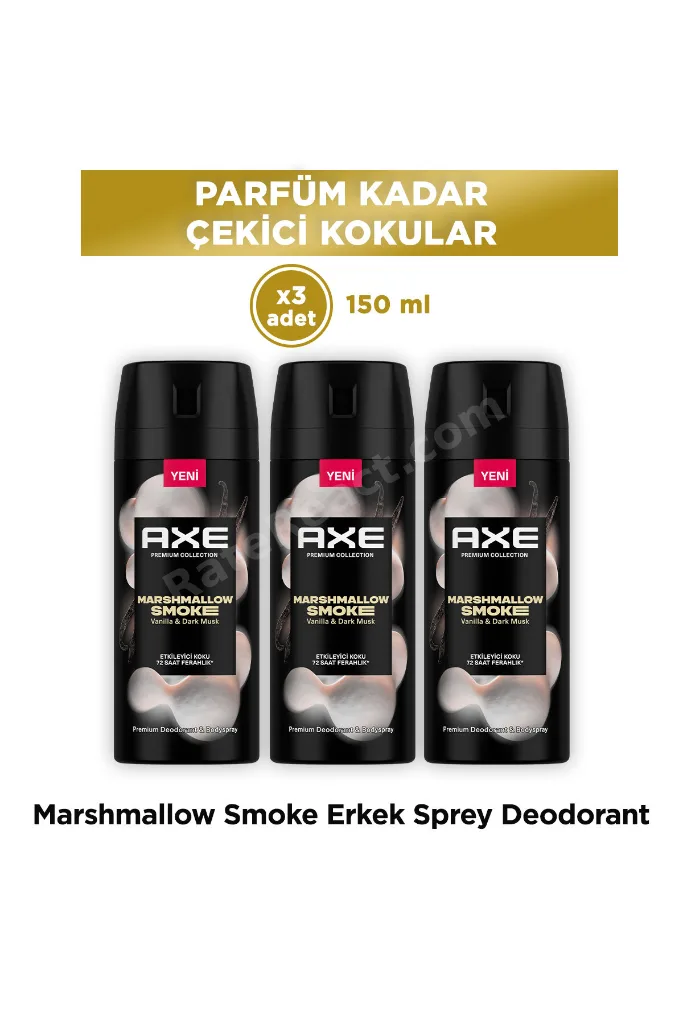 Premium Collection Erkek Deodorant Marshmallow Smoke 150 ml x3