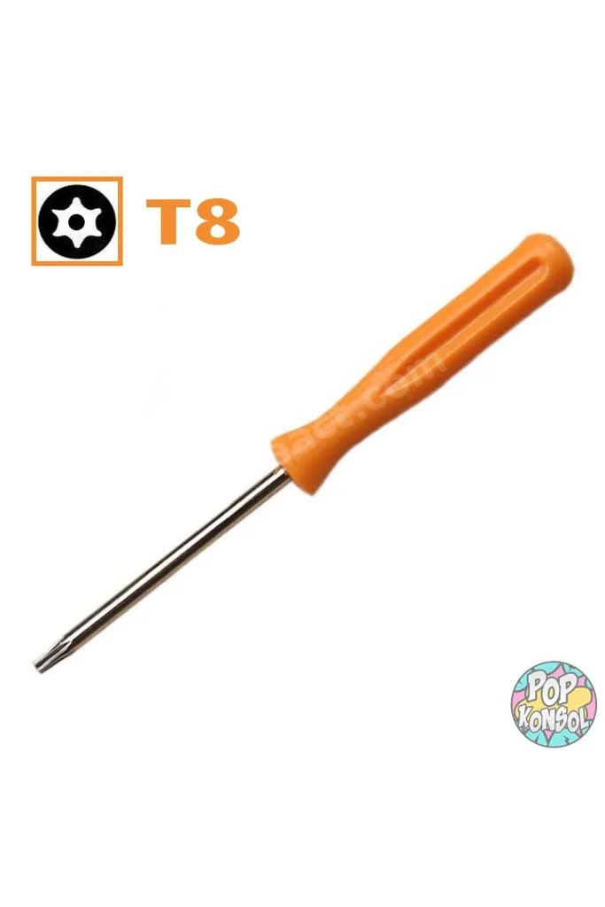 T8 Torx Uçlu Tornavida PS3 PS4 PS5 XBOX 360 XBOX One Tamir T8 Tork Tornavida Delikli Yedek Parça
