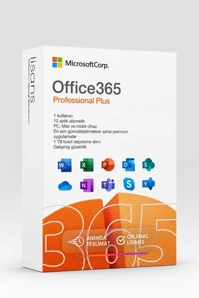 Office365 Premium 5 Cihaz Süresiz Kullanım - PC, Ipad, Tablet, MacOS, Android, Ios, Macbook