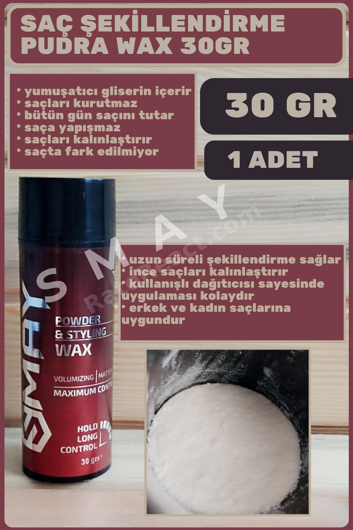 Saç Şekillendirme Pudra Wax 30GR,Wax Saç Pudrası,Saç Şekillendirici Toz Pudra,Şekillendirici Saç