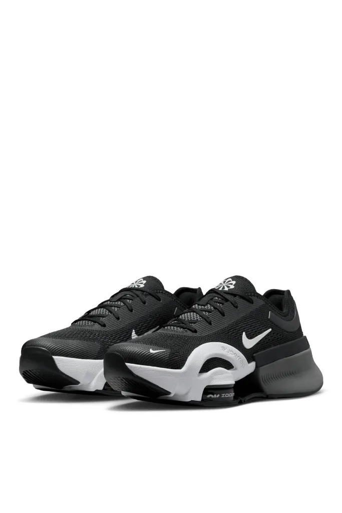 Siyah - Gri - Gümüş Kadın Training Ayakkabısı DO9837-001 W NIKE ZOOM SUPERREP 4 N