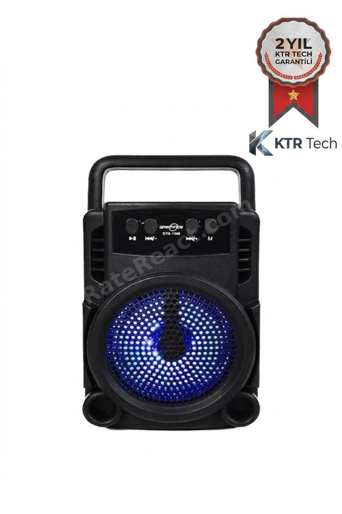 Bluetooth Hoparlör Wireless Extra Bass Speaker GTS-1360 Siyah