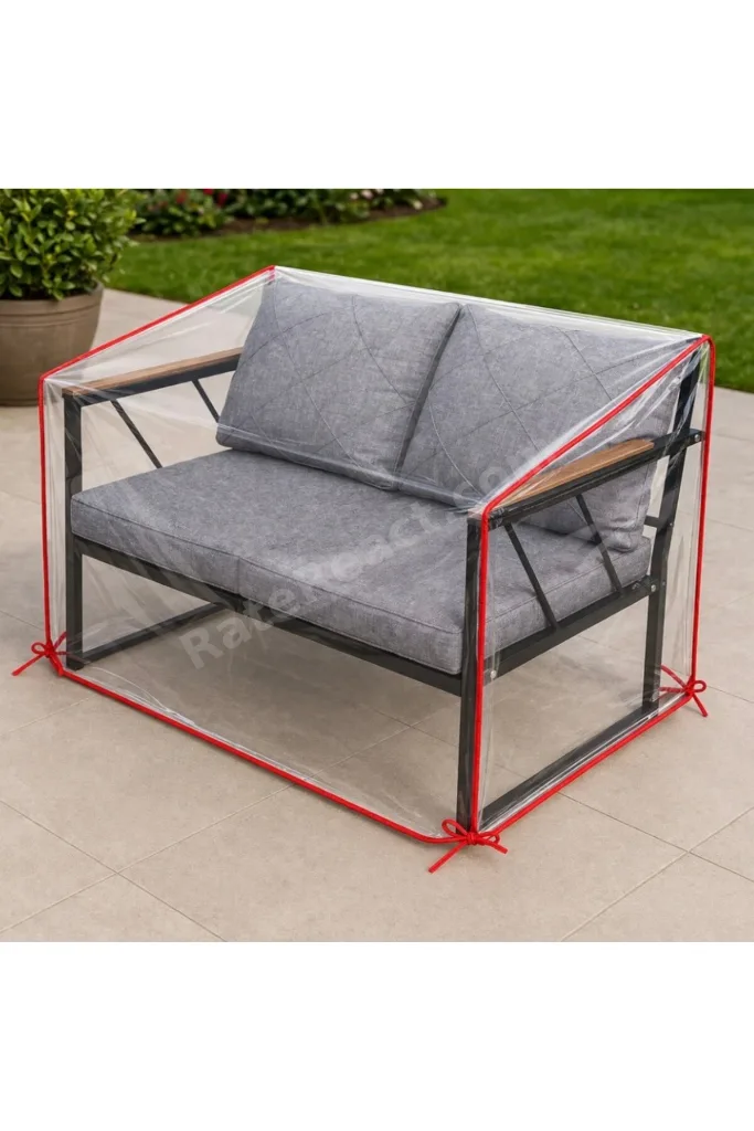 🛋️ Şeffaf Bahçe Koltuk Koruma Kılıfı – 120x70x90 cm