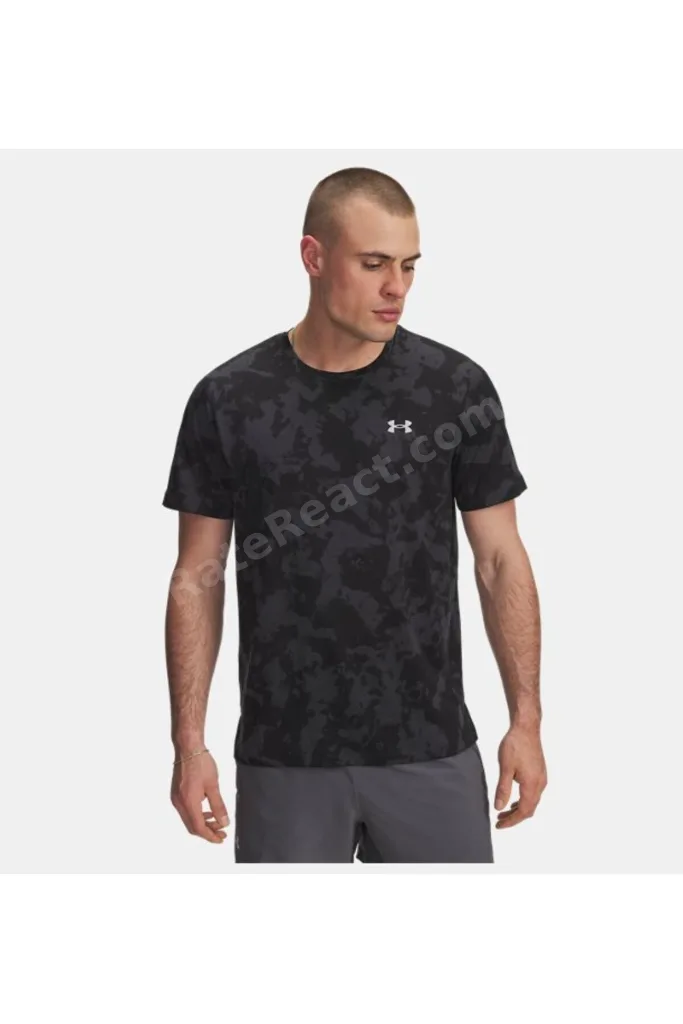 Erkek UA Launch Printed Kısa Kollu T-Shirt 6006110-016