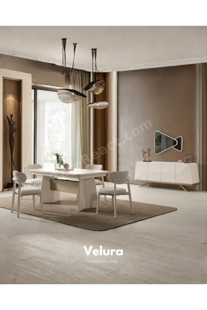Vakko Yemek Odası Takımı - Gold (Tv Ünitesi Hariç)