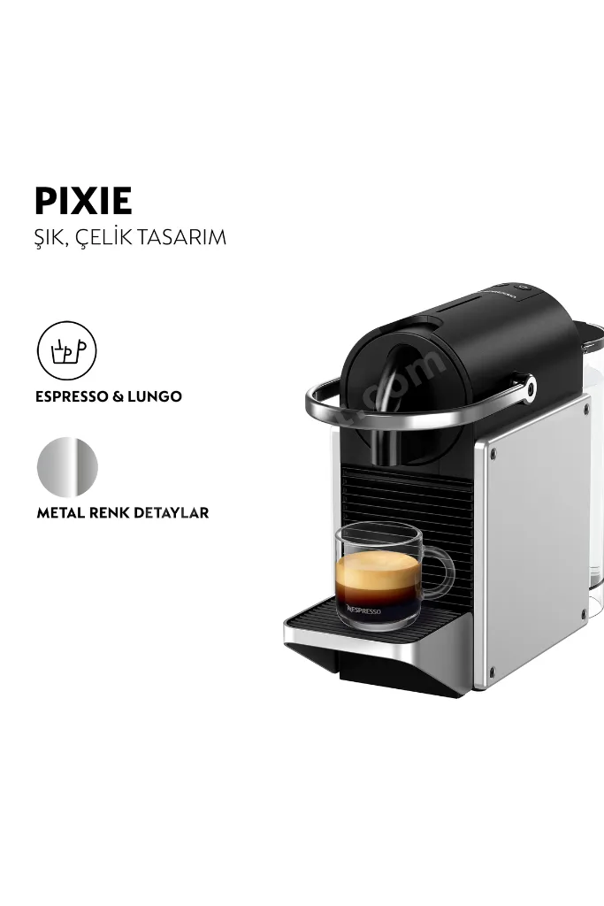 D62 Pixie Kahve Makinesi, Gümüş