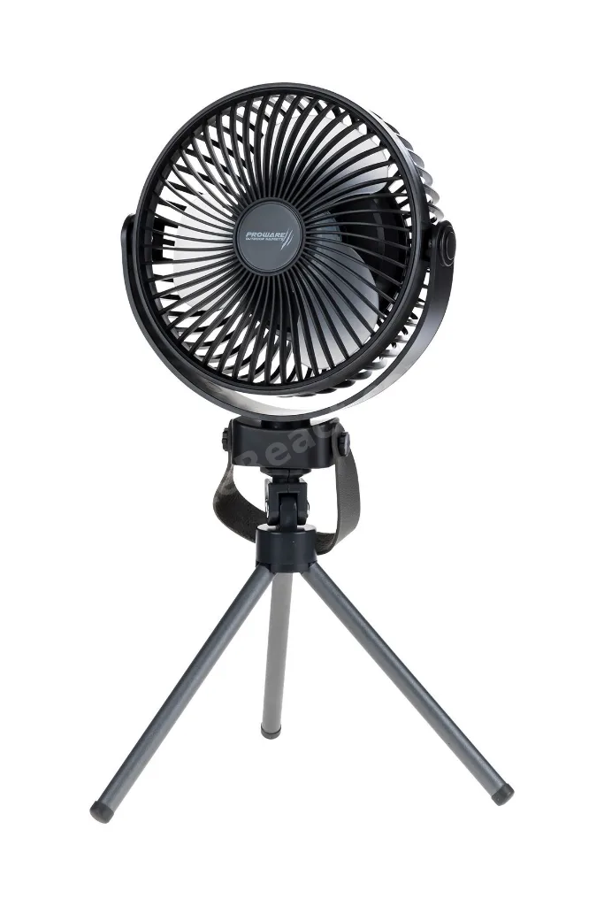 Aydınlatmalı Taşınabilir Fan – 360° Ayarlı, Kamp ve Seyahat İçin İdeal