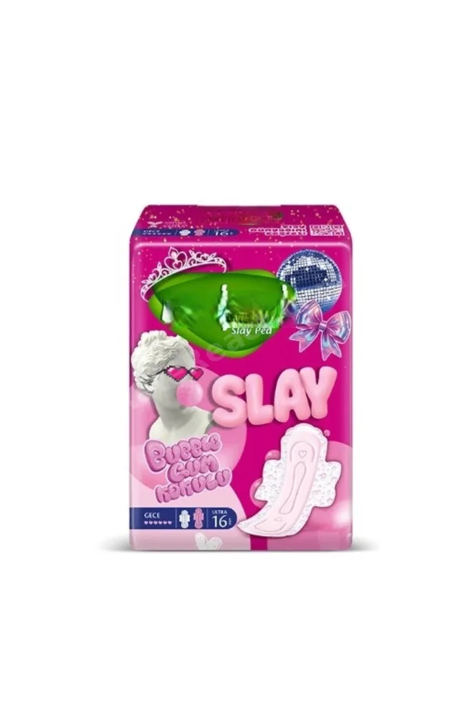 Mey İthalat® Slay Süper Eko Gece Ped 16 Adet