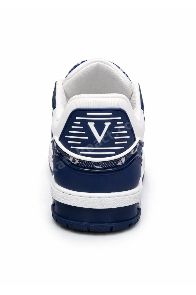 Unisex Mavi beyaz Sneaker