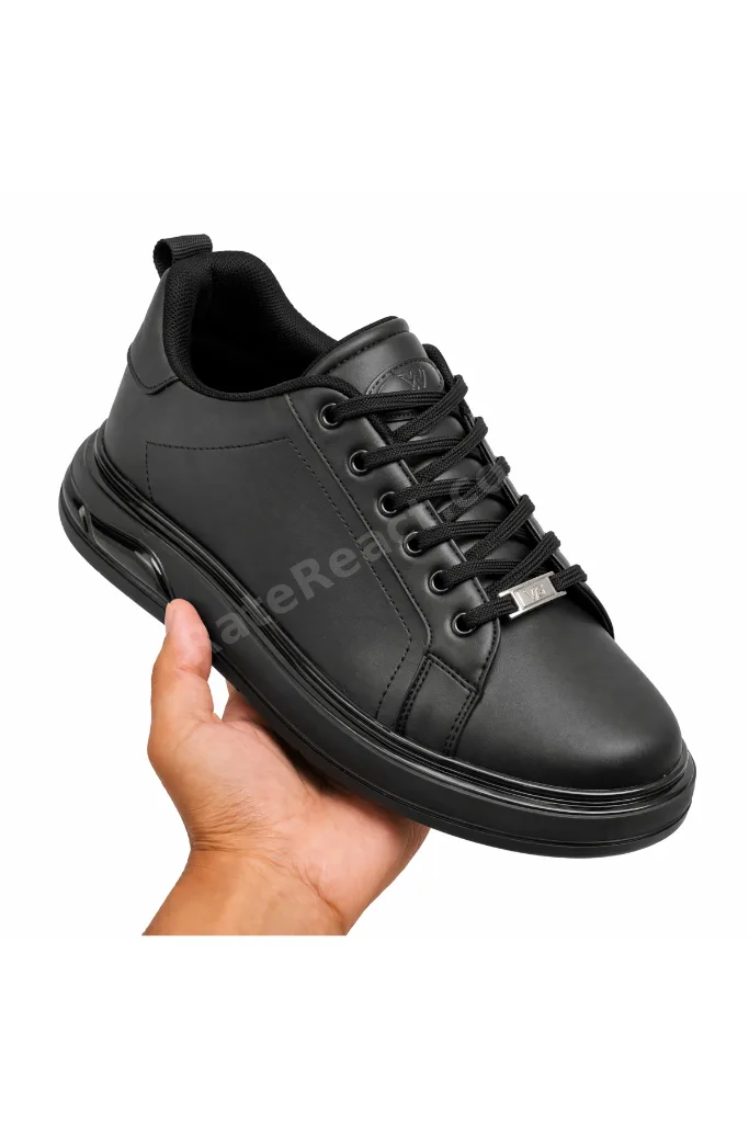Erkek Jel Tabanlı Ekstra Rahat Günlük Spor Ayakkabı Kalın Taban Bağcıklı Sneaker Yürüyüş Ayakkabıları
