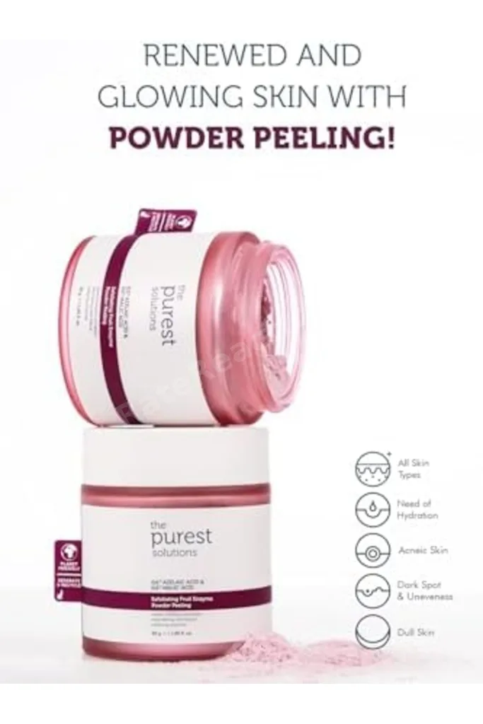 The Purest Solutions Fruit Enzyme Powder Exfoliator & Peeling - Toz Peeling (%0.6 Azelaic Acid & Mal