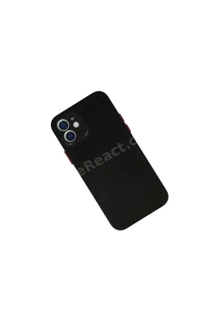 iPhone 12 Mini Kılıf PP Ultra İnce Kapak - Siyah