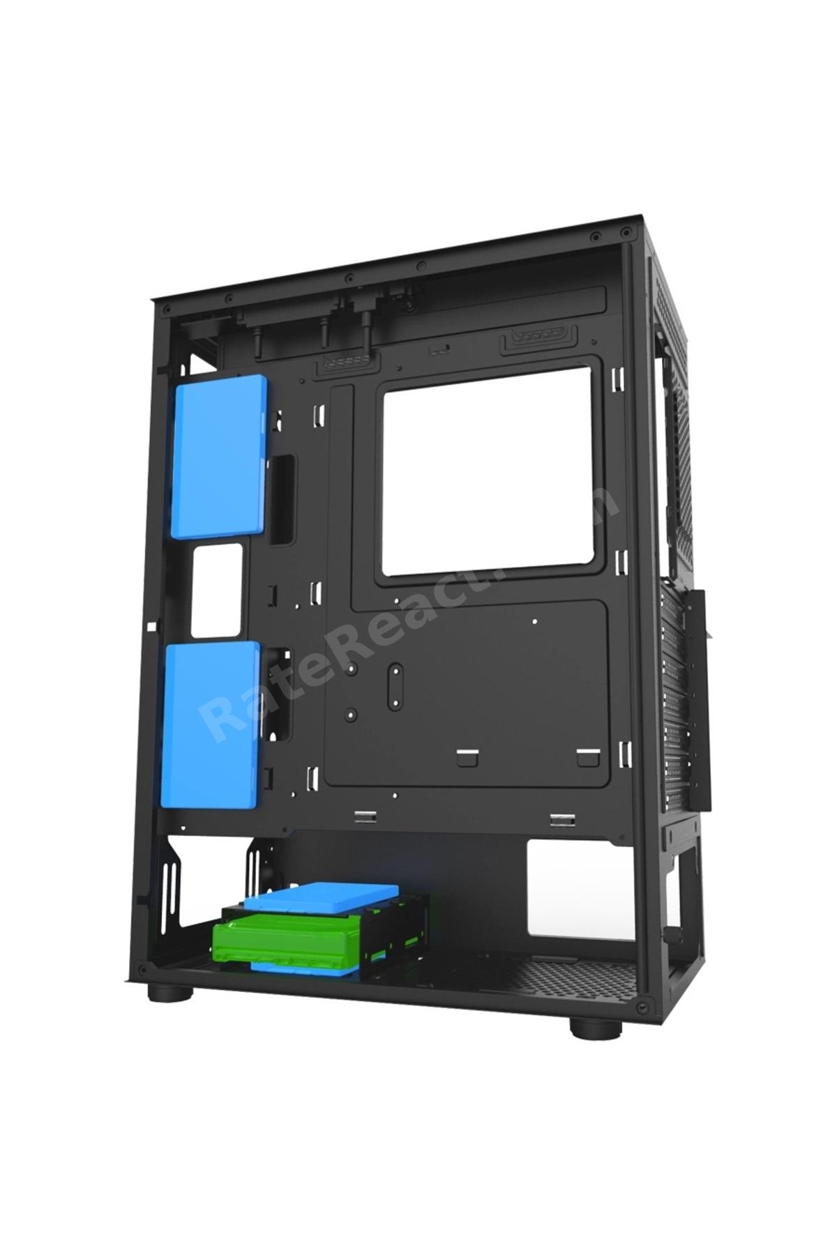VG07F RGB Siyah Mid Tower Gaming Kasa