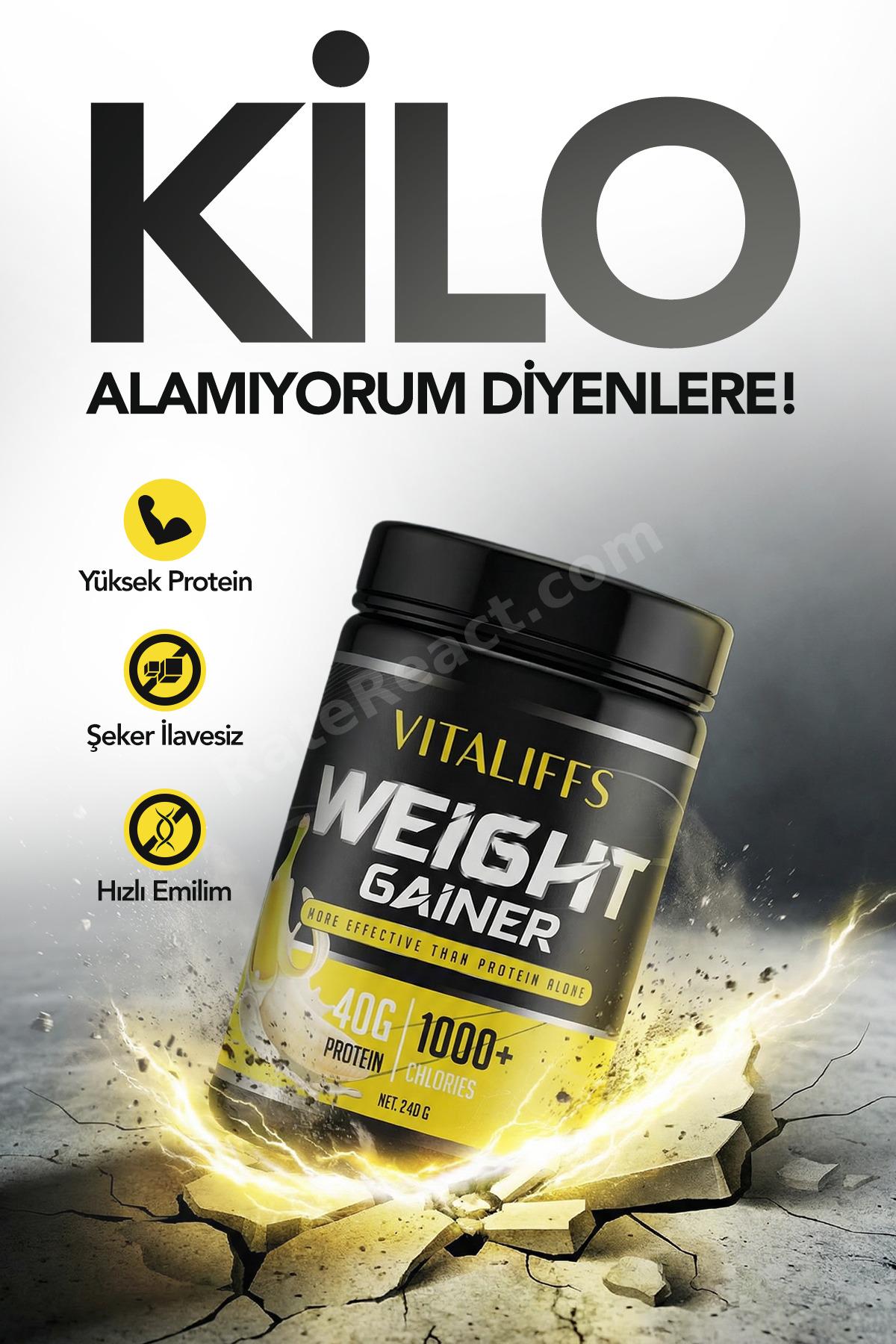 Muz Ve Kakaolu İştah Açıcı Kilo-Aldırıcı Toz