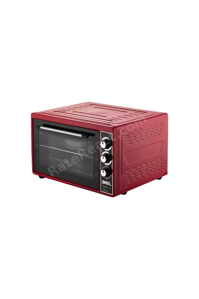 MİDİ FIRIN KARE 38LT AYARLANABİLİR TERMOSTAT = 50–320°C - SAATLİ = 0 - 90 DK ZİL 3 KADEME HIZ AYAR E