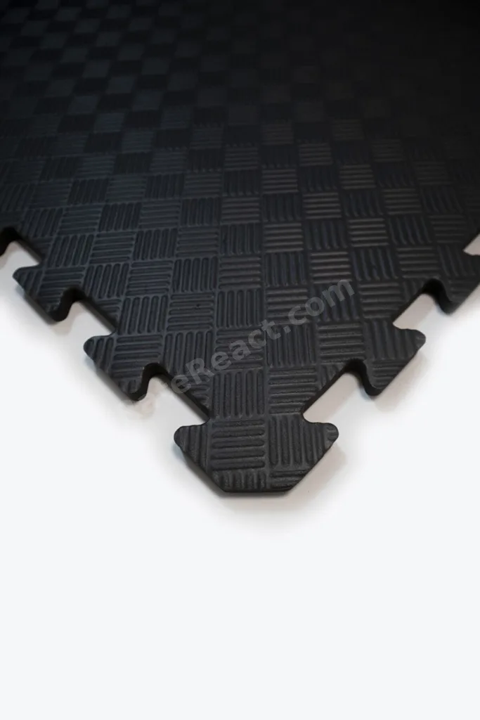 26 mm 100 cm X 100 Cm Yer Matı Tek Renk Siyah
