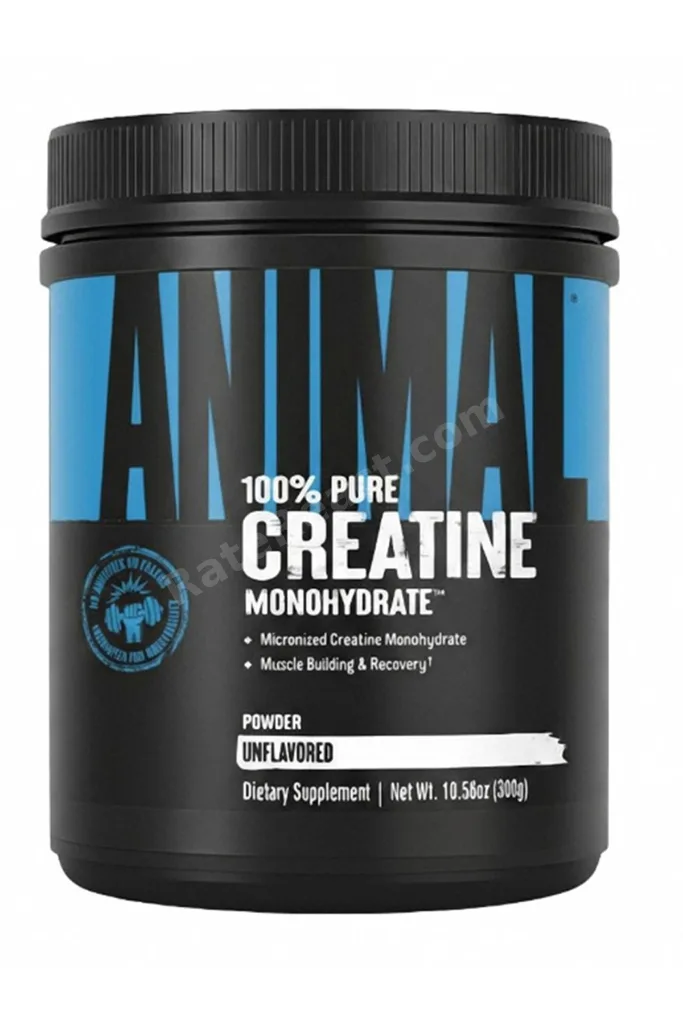 Animal Creatine Monohydrate 300 gr | 60 Servis | Saf Kreatin | Güç &