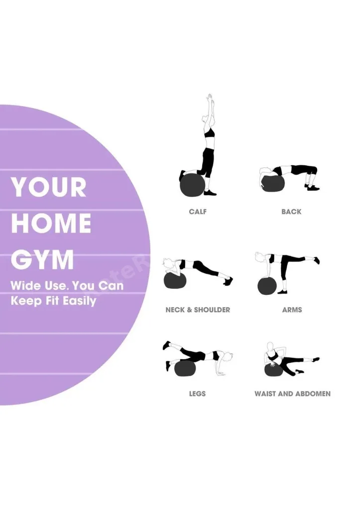 65 Cm Fitilli Pilates Topu Ve Pompa Seti Plates Denge Yoga Spor Egzersiz Top Jimnastik Gym
