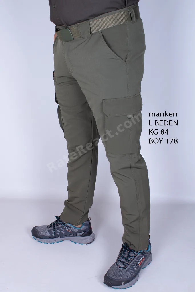 Tactical Outdoor Taktik Pantolon Esnek Ürün Şık Tasarım- hakiyeşil (yazlık)
