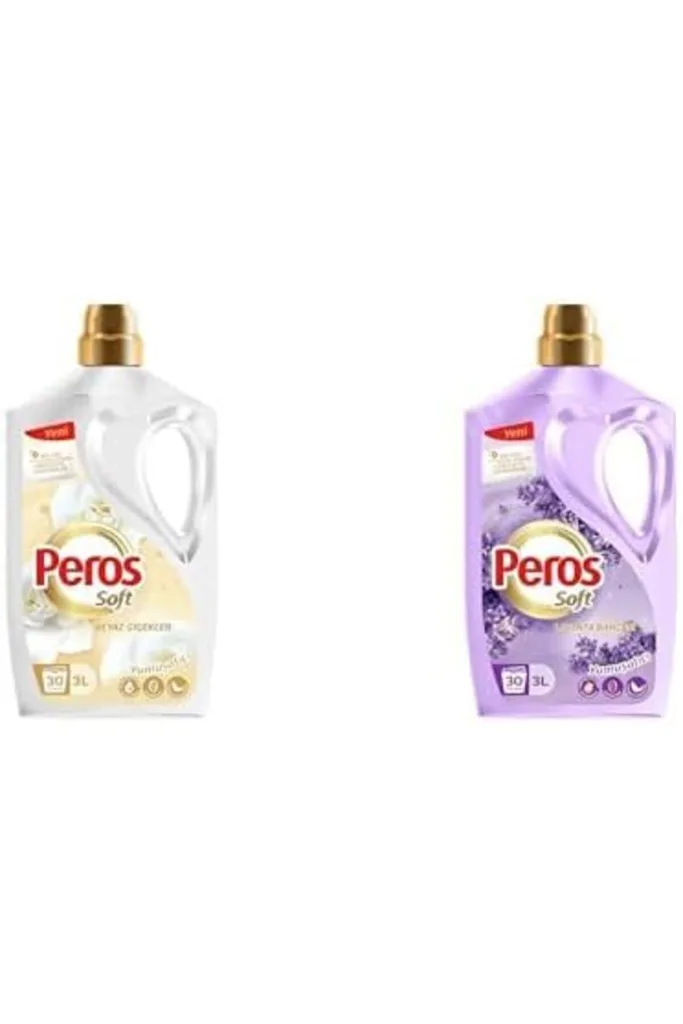 TTKTEKNOLOJİ Peros Seti | Yumuşatıcı Beyaz Çiçekler 3000 ml x1 + Yumuşatıcı Lavanta Bahçesi 3000 ml