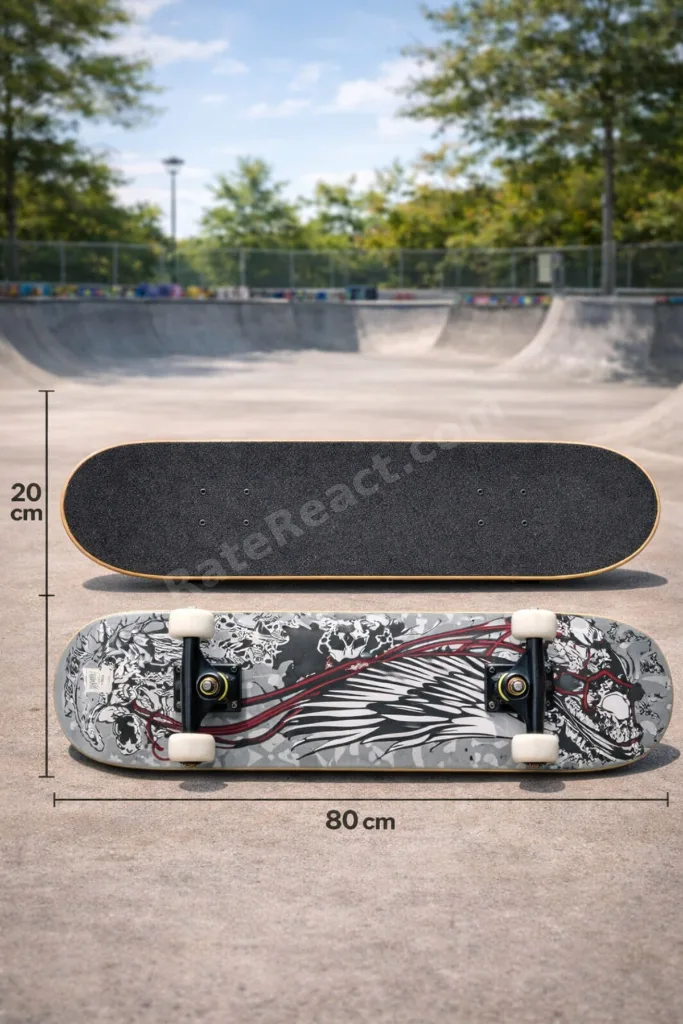 Kemik Tekerli Pro Kaykay Zımparalı Kaymaz Profesyonel Skateboard Abec 7