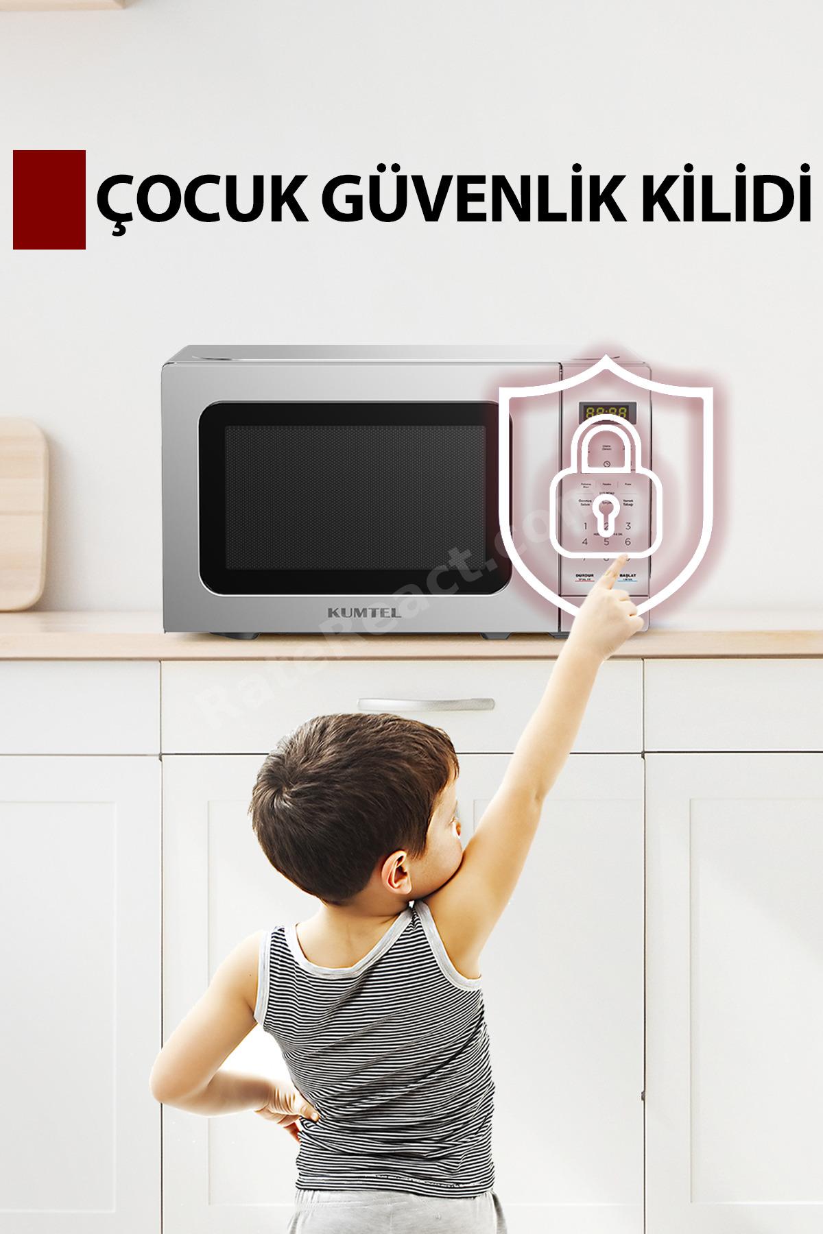 HM-13 Dijital Mikrodalga Fırın - Silver