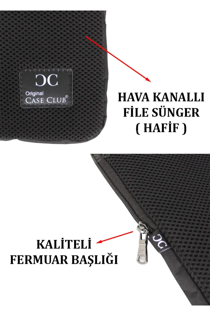 13''-13,3'' Inç File Sünger Kılıf Tablet Macbook Ve Laptop Uyumlu Çizilmeye Karşı Koruma