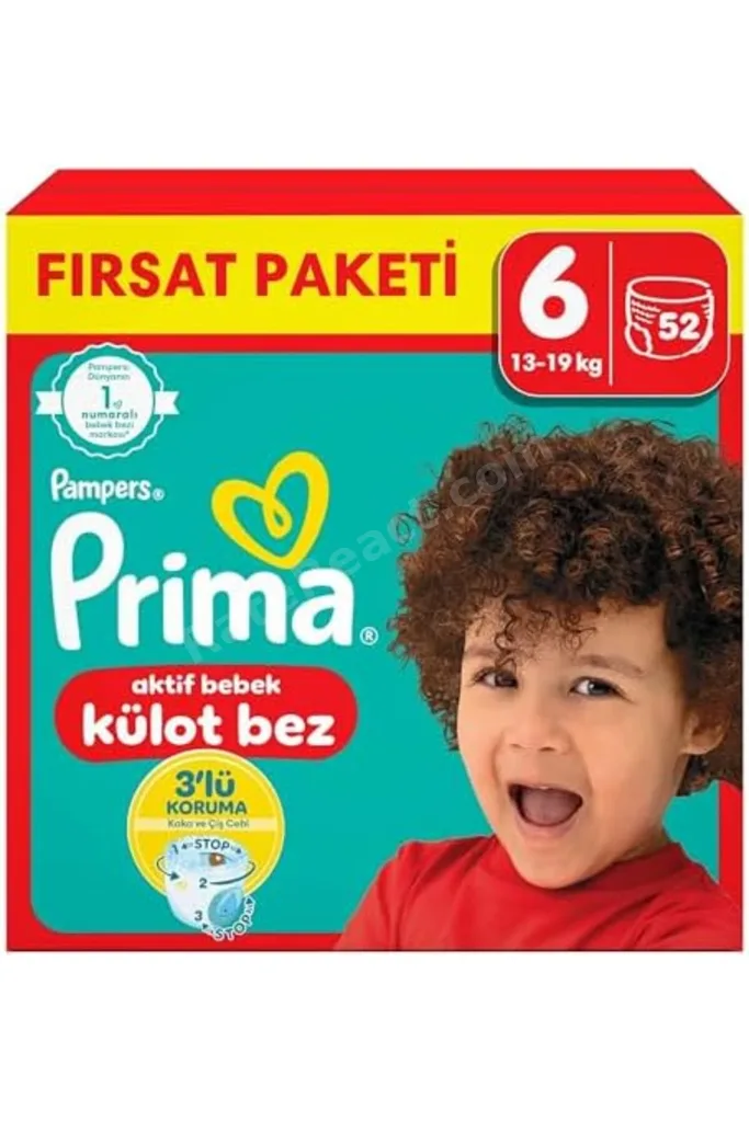 srdshop Külot Bebek Bezi 6 Numara 52'li 15+ kg Fırsat Paketi 1249128