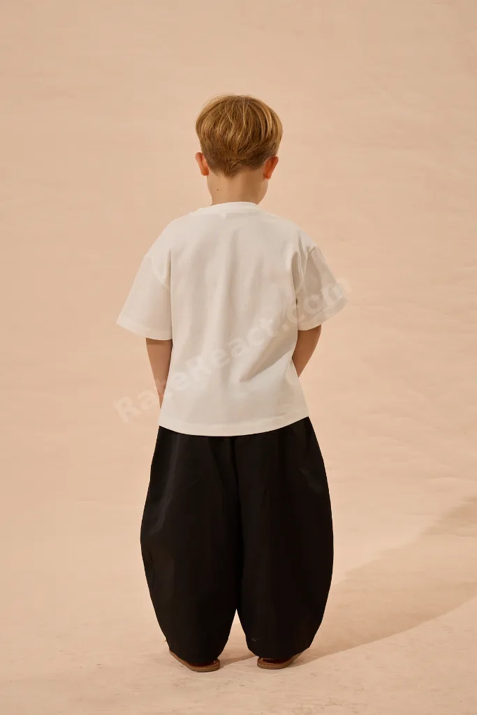 Oversize Basic Tişört Beyaz