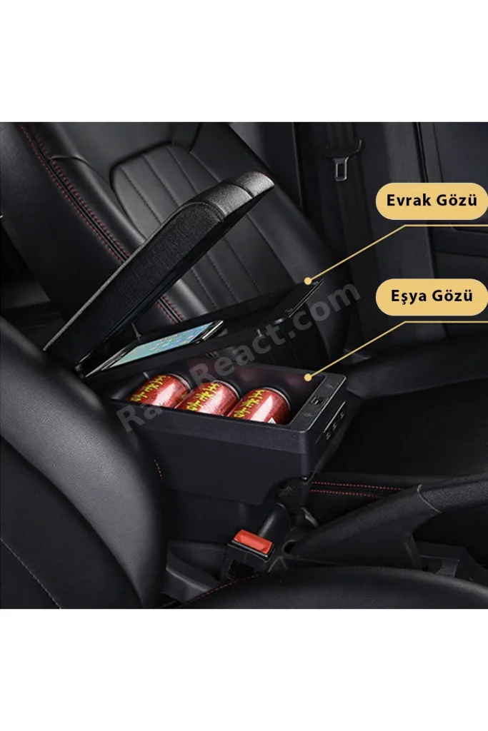 Dacia Duster 2010-2015 Delmesiz Vidasız Kol Dayama Kolçak