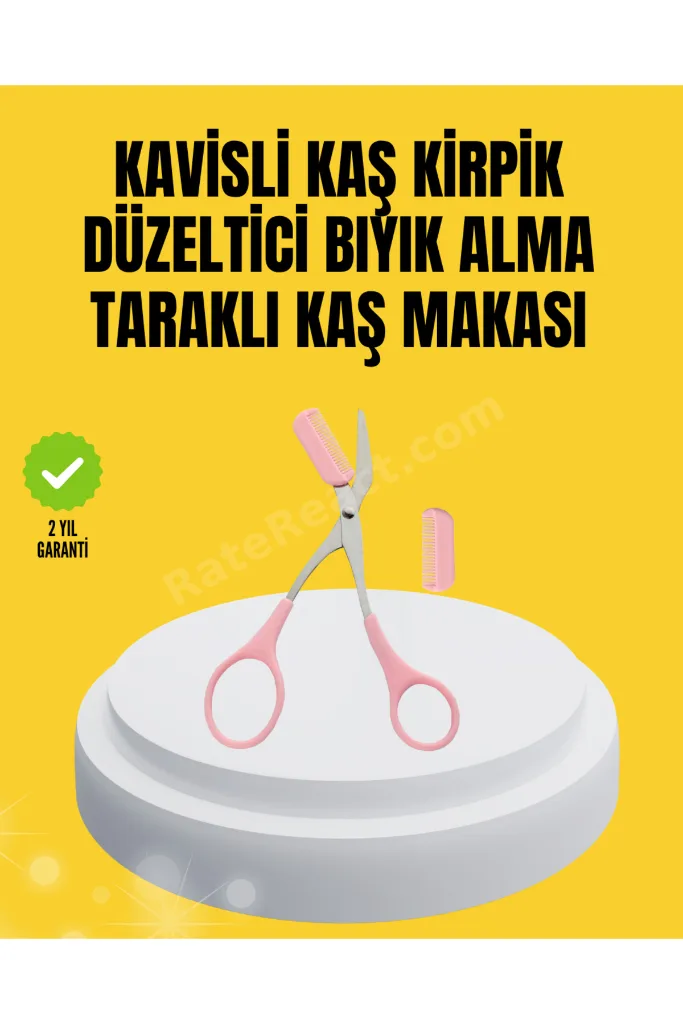 Kaş, Kirpik ve Tırnak Çevresi Temizliği İçin Çok Fonksiyonlu Makas NemereTechno