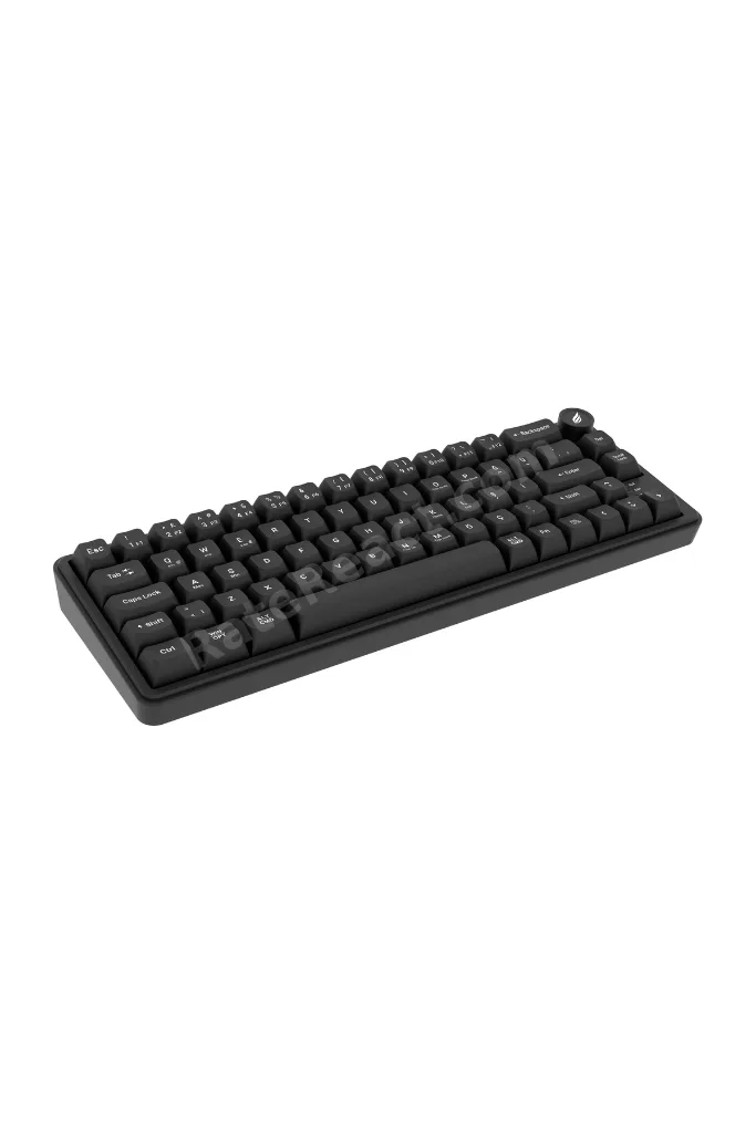 HK251 Membrane RGB Kablosuz/Bluetooth Siyah %65 Türkçe Gaming Oyuncu Klavye
