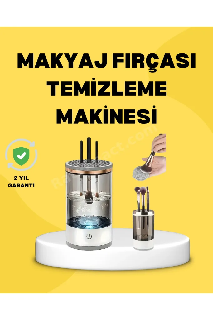 Tüm Boyutlara Uygun Otomatik Makyaj Fırçası Yıkama Cihazı