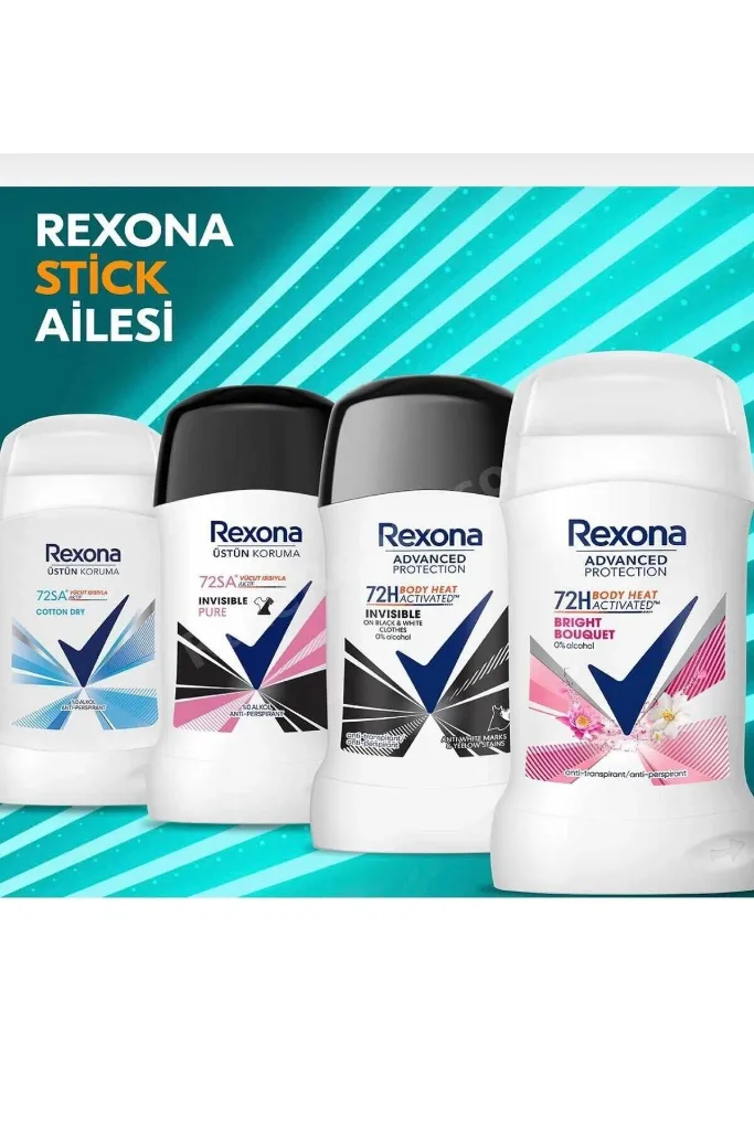 Kadın Stick Rexona Deodorant Bright Bouquet Advanced Protection 50 ml 2 ADET