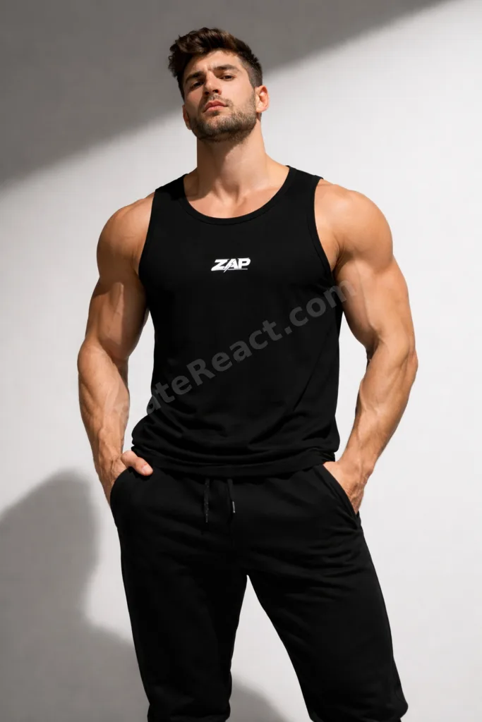 Premium Erkek Spor Atlet – Nefes Alabilen, Esnek Kumaşlı Fitness & Günlük Kullanım