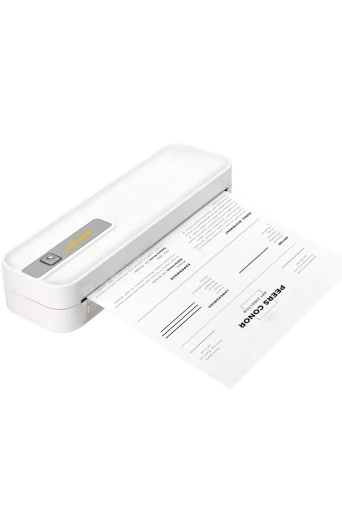 Şarjlı Kablosuz Taşınabilir Yazıcı | Mini Bluetooth Mobil Yazıcı Termal A4 Yazıcı 2600mAh Batarya