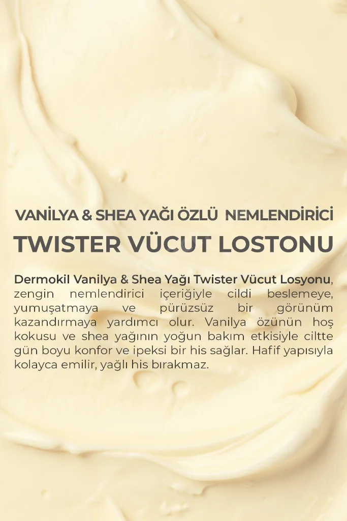 Vanilya Shea Yağı Twister Vücut Losyonu 200 ml