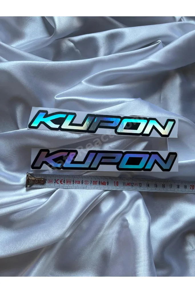KUPON HOLOGRAM STİCKER 2 ADET OTO MOTO AKSESUAR