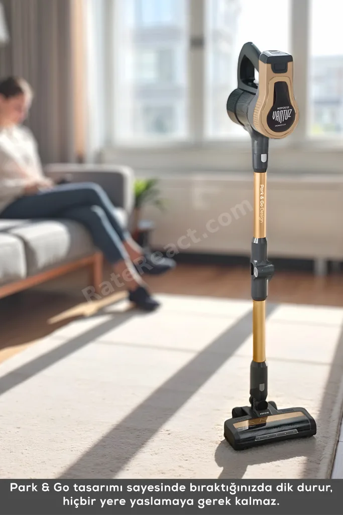 Power Up Pro Dik Süpürge Mineral Gold 350 W
