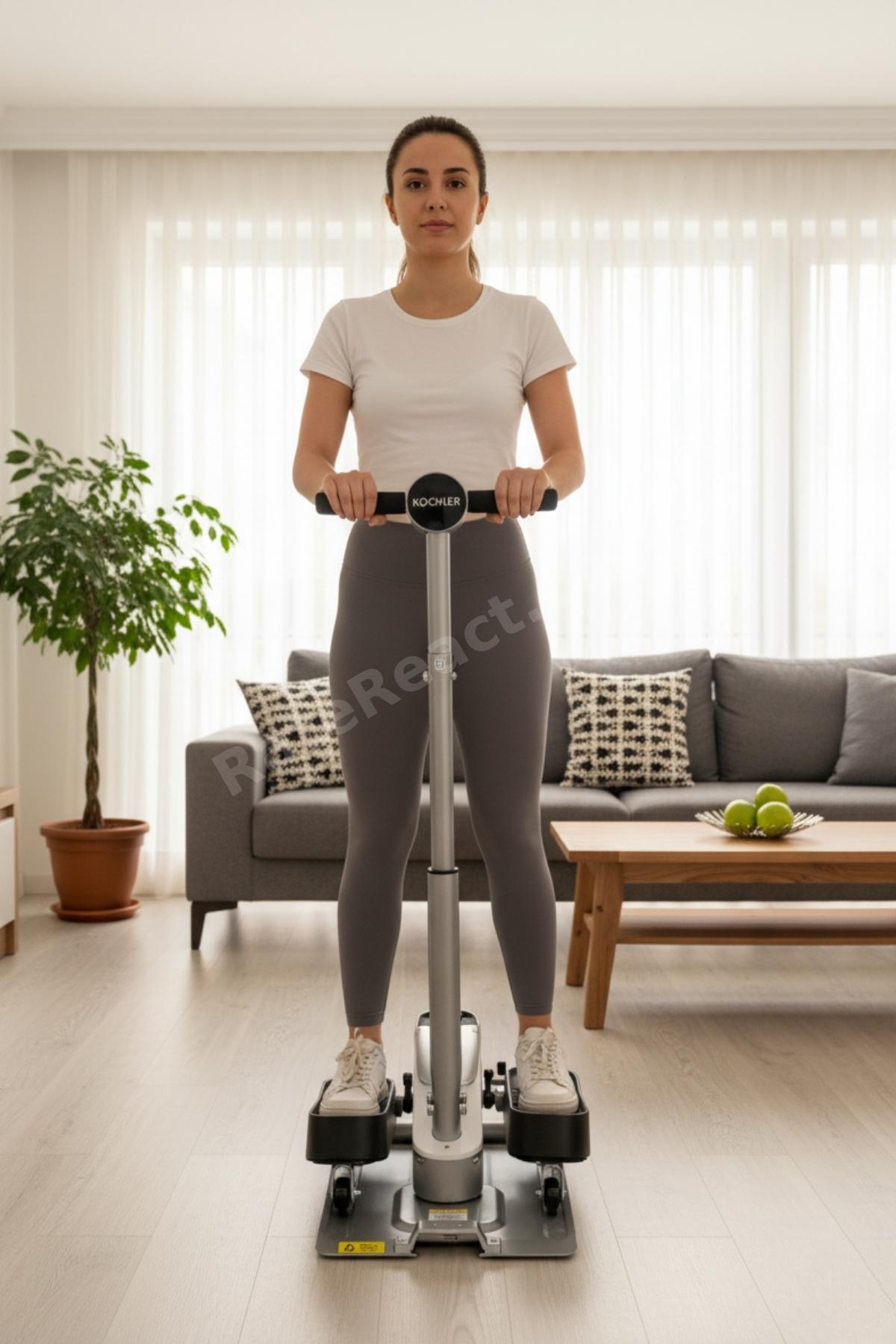 2’si 1 Arada Eliptik Stepper ve Mini Bisiklet – Ayakta ve Oturarak Kullanım