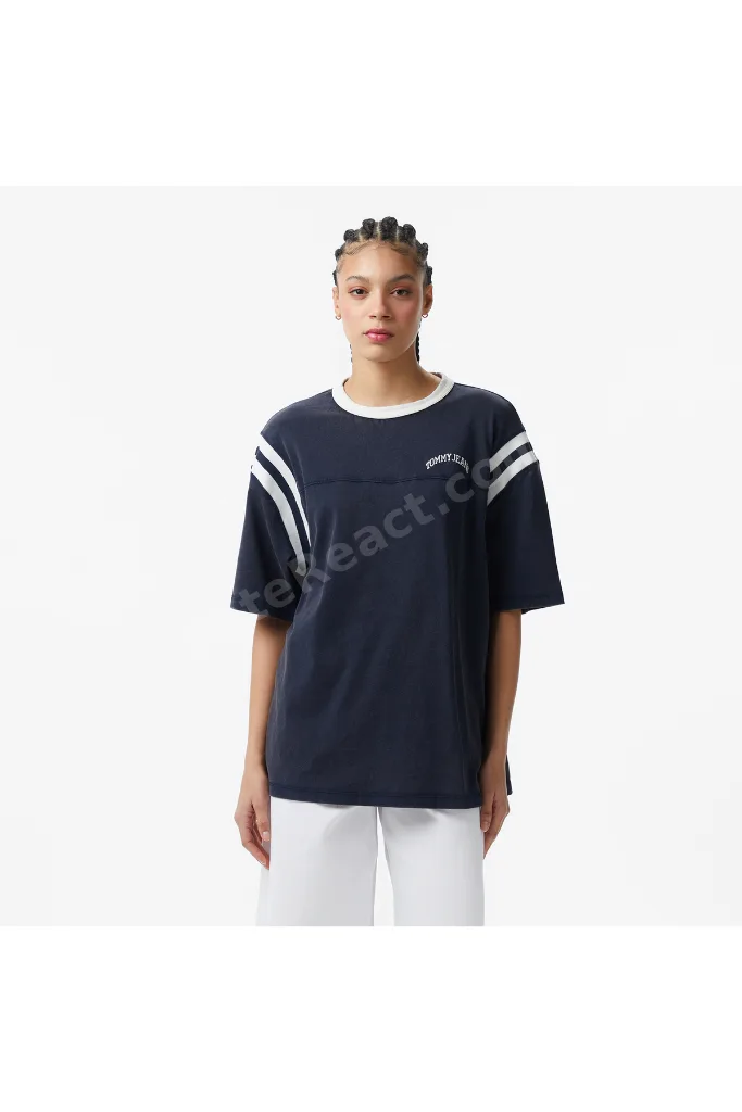 Varsity Kadın Lacivert T-Shirt
